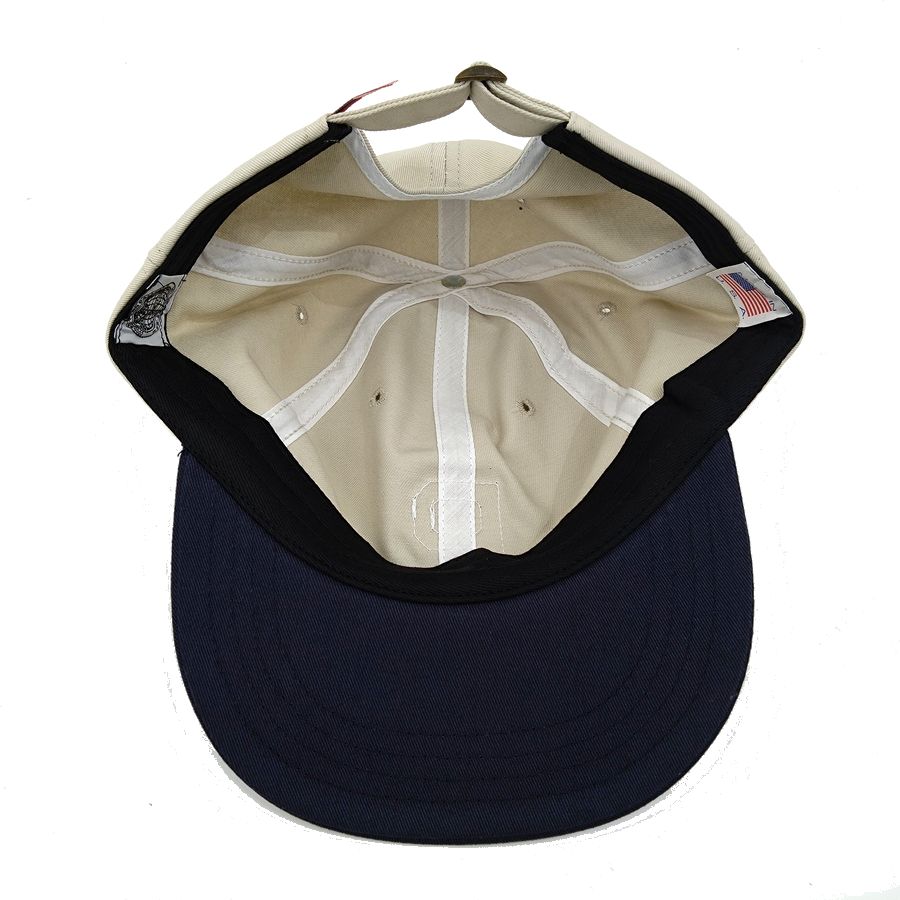 COOPERSTOWN BALL CAP / 1949 KALAMAZOO LASSIES / STONE×NAVY【SPECIAL ORDER COLOR】MADE IN USA