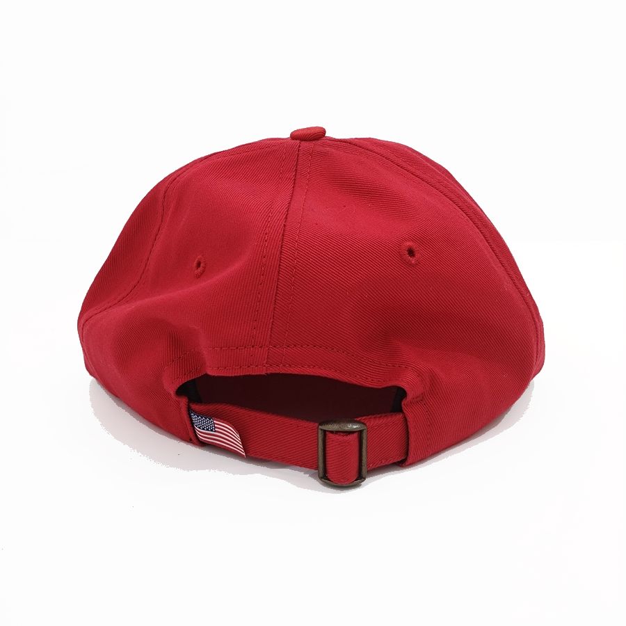 COOPERSTOWN BALL CAP / 1948 ROCK FORD PEACHES / RED / MADE IN USA