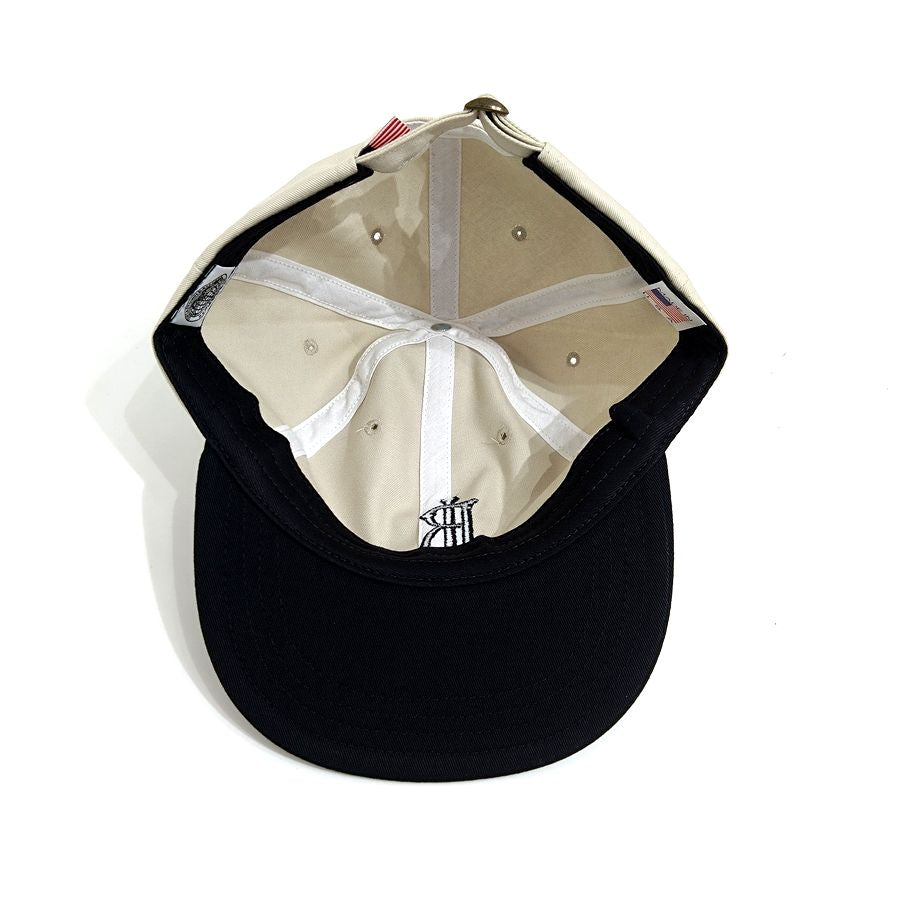 COOPERSTOWN BALL CAP / 1921 ARKANSAS TRAVELLERS / STONE×BLACK / SPECIAL ORDER COLOR / MADE IN USA