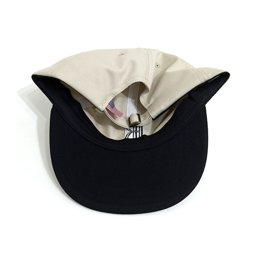 COOPERSTOWN BALL CAP / 1921 ARKANSAS TRAVELLERS / STONE×BLACK / SPECIAL ORDER COLOR / MADE IN USA