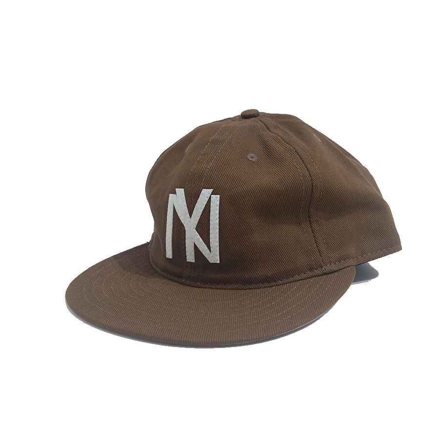 COOPERSTOWN BALL CAP / 1935 NEWYORK BLACK YANKEES / BRUSHED COTTON TWILL / SOFT VISOR / SNAP / BROWN / SPECIAL ORDER / MADE IN USA