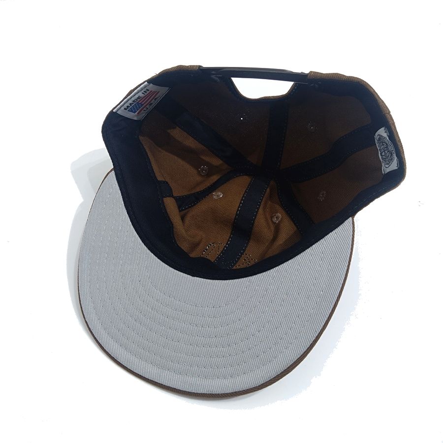 COOPERSTOWN BALL CAP / 1935 NEWYORK BLACK YANKEES / BRUSHED COTTON TWILL / SOFT VISOR / SNAP / BROWN / SPECIAL ORDER / MADE IN USA