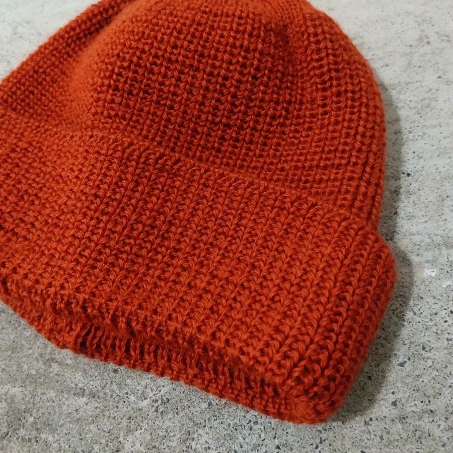 modAS / KNIT CAP / BORKUM / UMBER / VIRGIN WOOL / MADE IN GERMANY