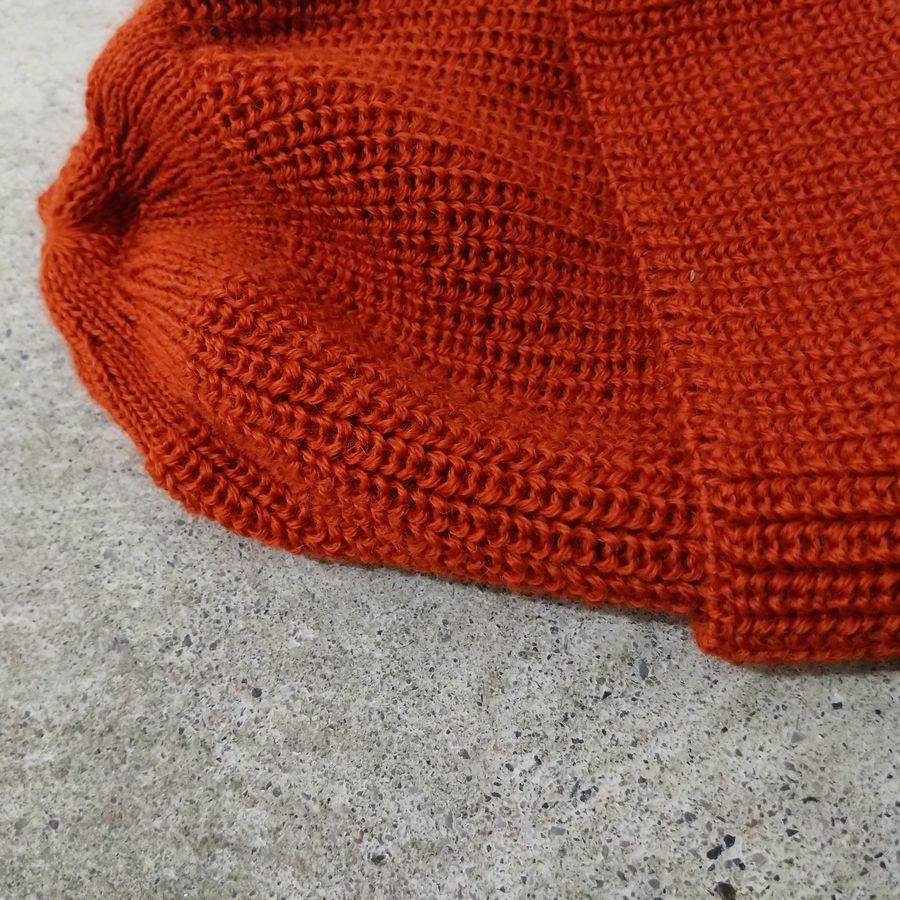modAS / KNIT CAP / BORKUM / UMBER / VIRGIN WOOL / MADE IN GERMANY
