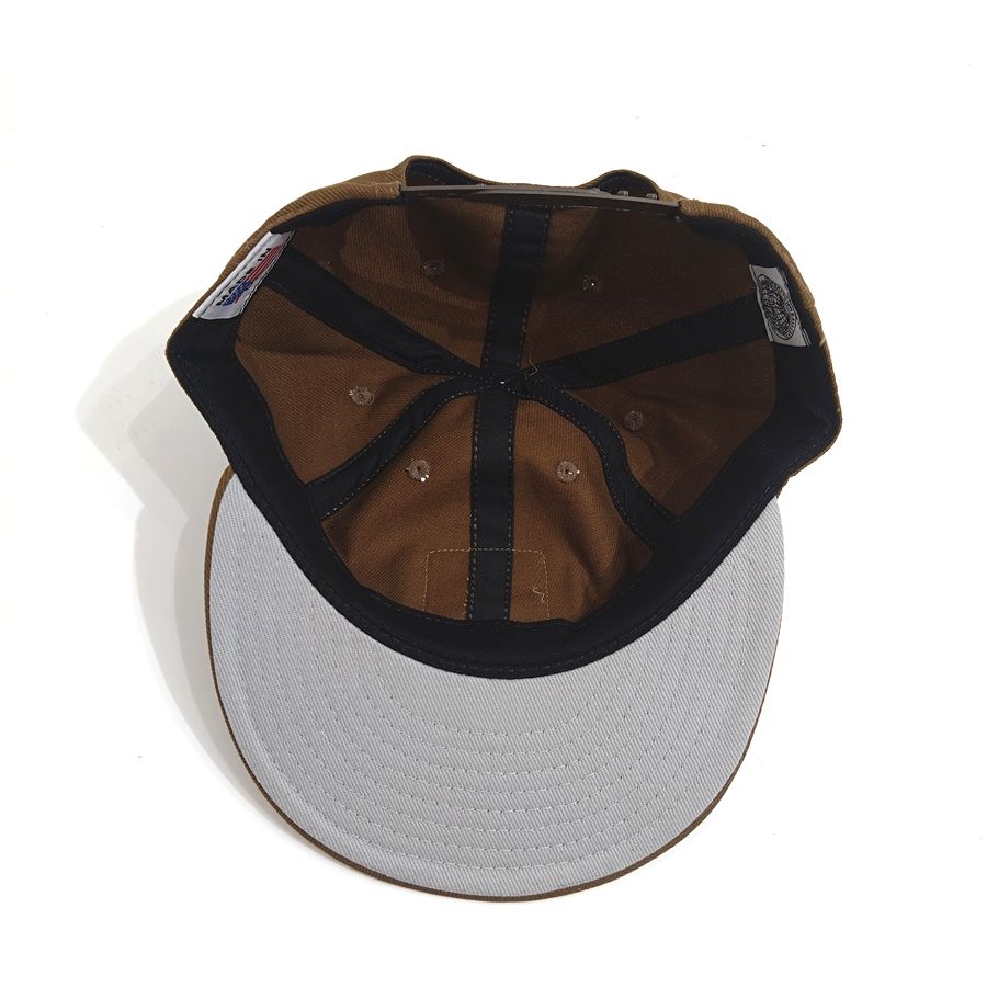 COOPERSTOWN BALL CAP / SANDIEGO PADRES / VINTAGE PATCH / BRUSHED COTTON TWILL / SOFT VISOR / SNAP / BROWN / SPECIAL ORDER MODEL / MADE IN USA