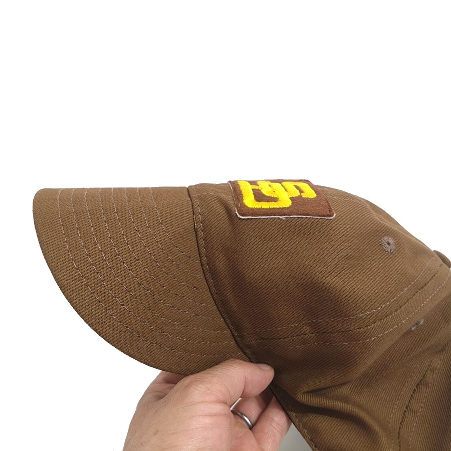 COOPERSTOWN BALL CAP / SANDIEGO PADRES / VINTAGE PATCH / BRUSHED COTTON TWILL / SOFT VISOR / SNAP / BROWN / SPECIAL ORDER MODEL / MADE IN USA