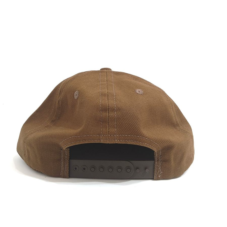 COOPERSTOWN BALL CAP / SANDIEGO PADRES / VINTAGE PATCH / BRUSHED COTTON TWILL / SOFT VISOR / SNAP / BROWN / SPECIAL ORDER MODEL / MADE IN USA