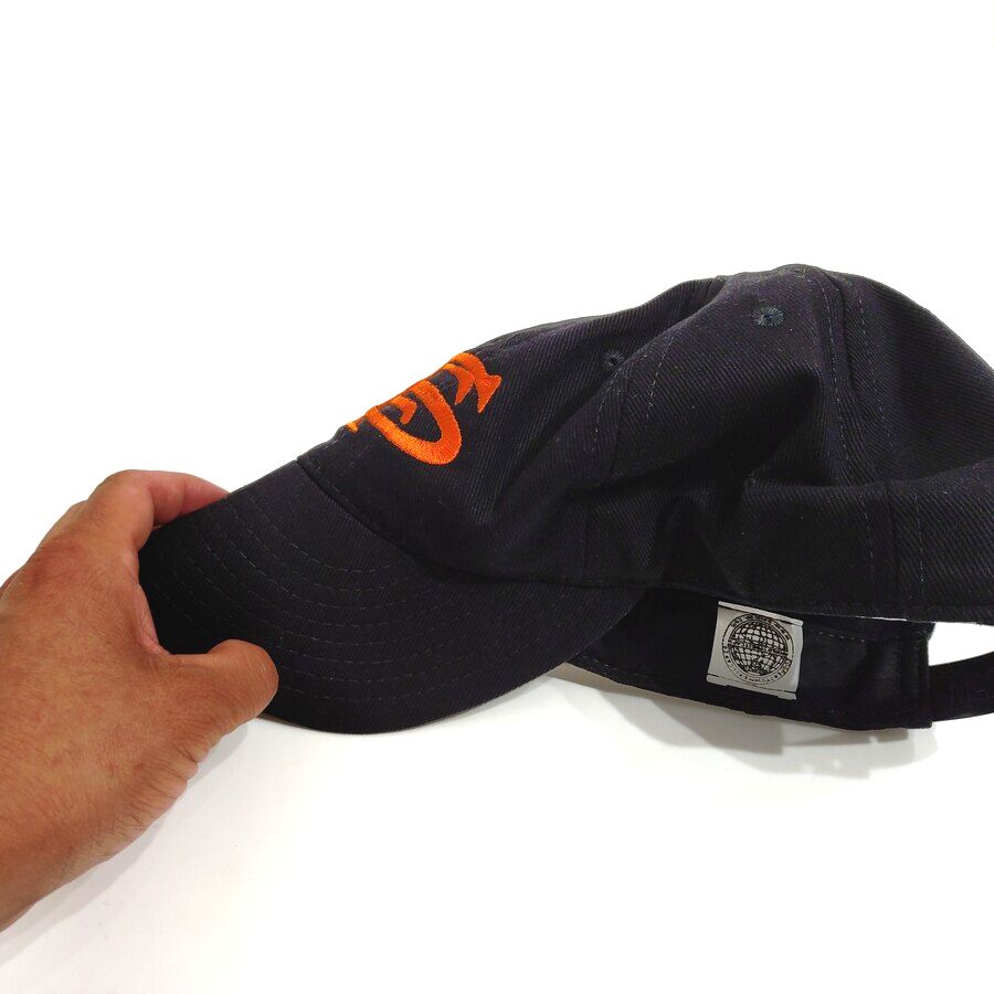 COOPERSTOWN BALL CAP / 1931 SANFRANCISCO SEALS(Orange Logo) / BRUSHED COTTON TWILL / SOFT VISOR / SNAP / BLACK / SPECIAL ORDER MODEL / MADE IN USA