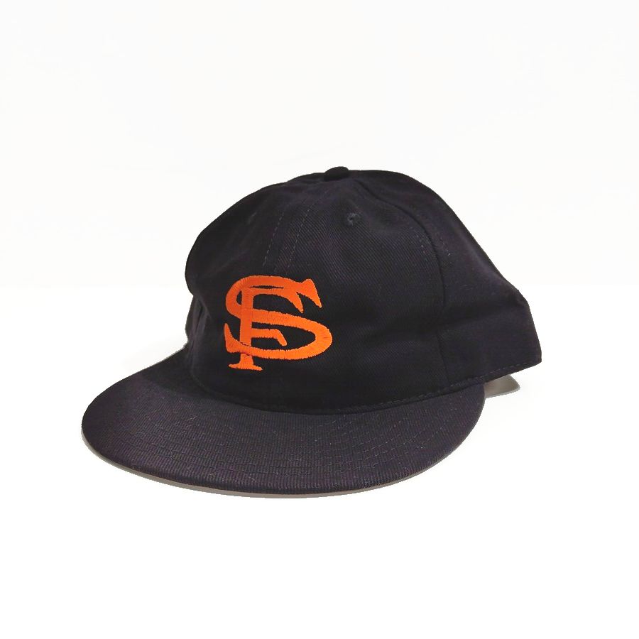 COOPERSTOWN BALL CAP / 1931 SANFRANCISCO SEALS(Orange Logo) / BRUSHED COTTON TWILL / SOFT VISOR / SNAP / BLACK / SPECIAL ORDER MODEL / MADE IN USA