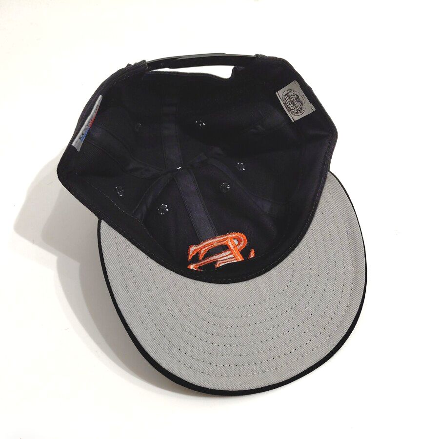 COOPERSTOWN BALL CAP / 1931 SANFRANCISCO SEALS(Orange Logo) / BRUSHED COTTON TWILL / SOFT VISOR / SNAP / BLACK / SPECIAL ORDER MODEL / MADE IN USA