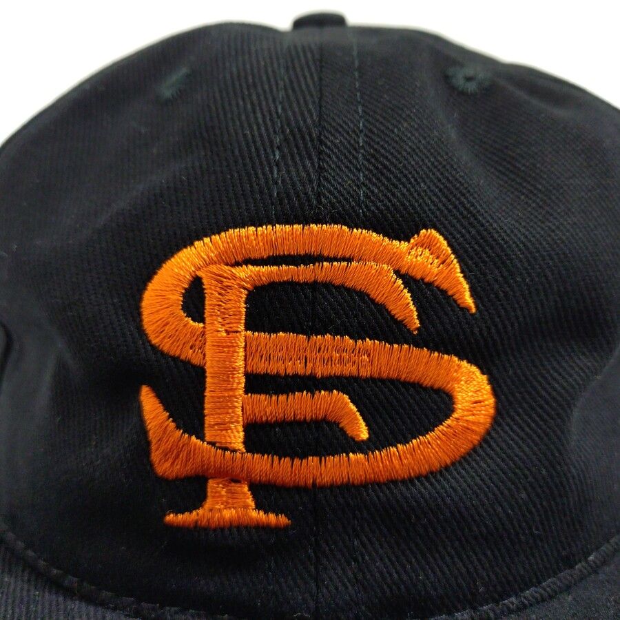 COOPERSTOWN BALL CAP / 1931 SANFRANCISCO SEALS(Orange Logo) / BRUSHED COTTON TWILL / SOFT VISOR / SNAP / BLACK / SPECIAL ORDER MODEL / MADE IN USA