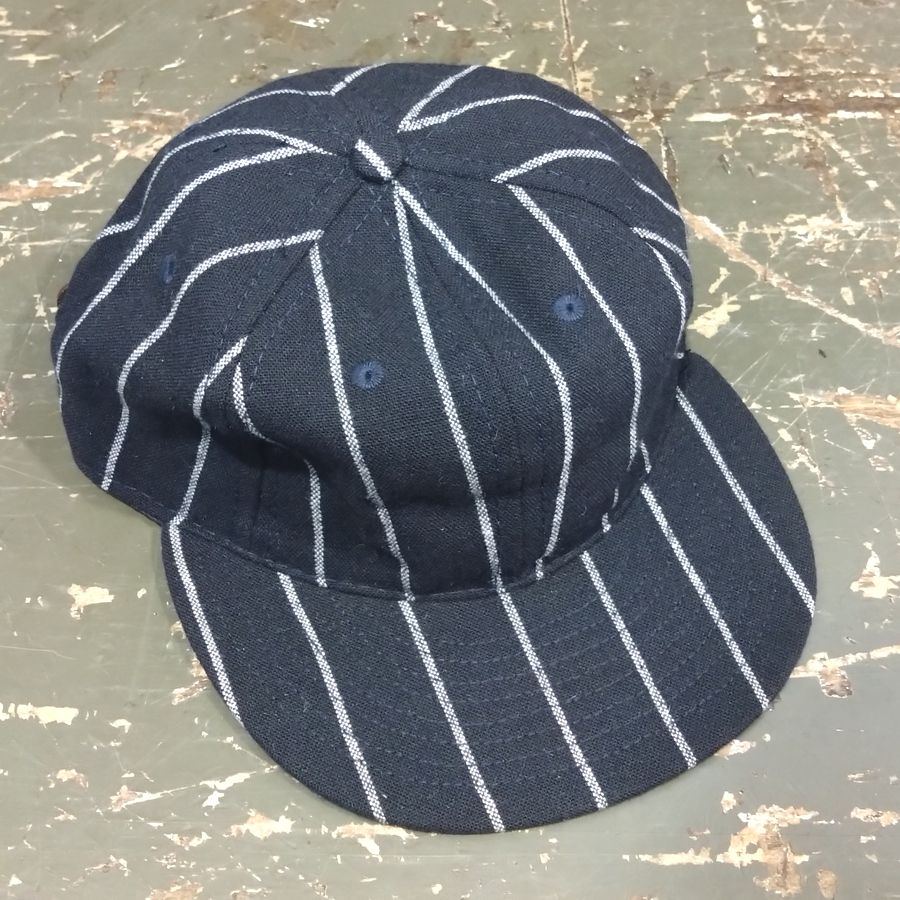 EBBETS FIELD FLANNELS / PINSTRIPE: Navy×Cream / Wool Flannels / MADE IN USA