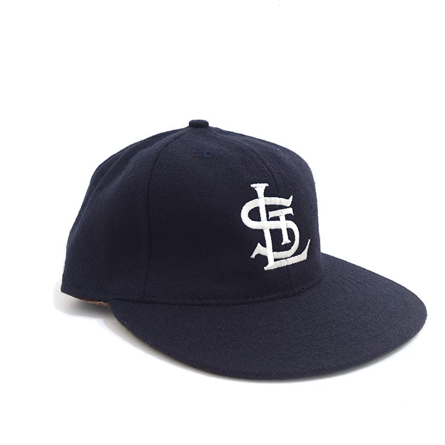 COOPERSTOWN BALL CAP / 1946 ST.LOUIS CARDINALS / NAVY / WOOL FLANNEL / LEATHER STRAP / MADE IN USA