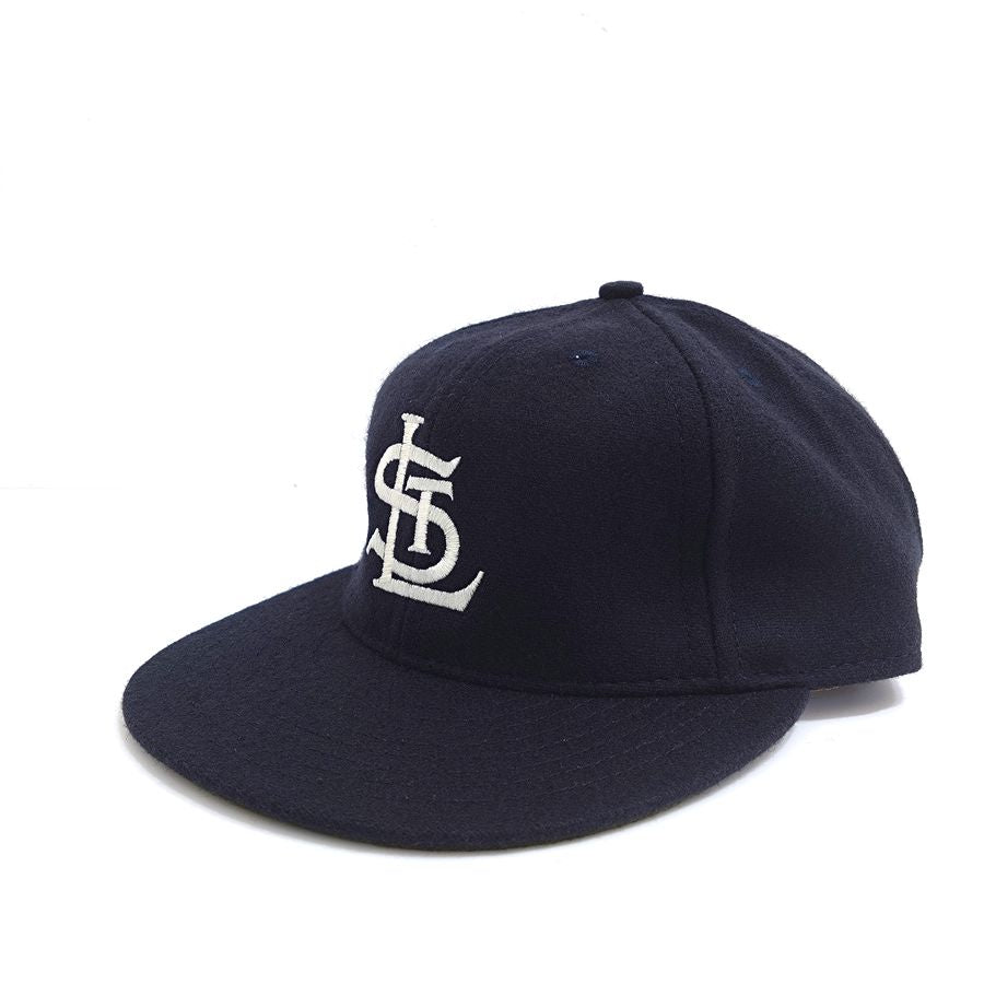 COOPERSTOWN BALL CAP / 1946 ST.LOUIS CARDINALS / NAVY / WOOL FLANNEL / LEATHER STRAP / MADE IN USA