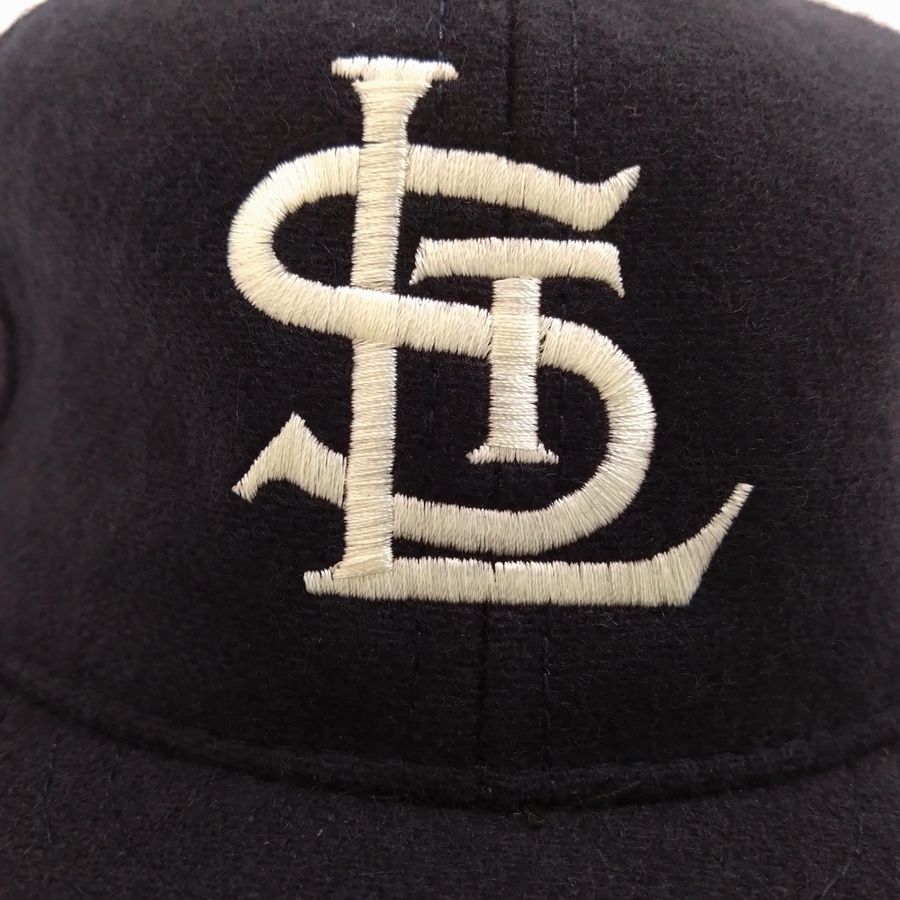 COOPERSTOWN BALL CAP / 1946 ST.LOUIS CARDINALS / NAVY / WOOL FLANNEL / LEATHER STRAP / MADE IN USA