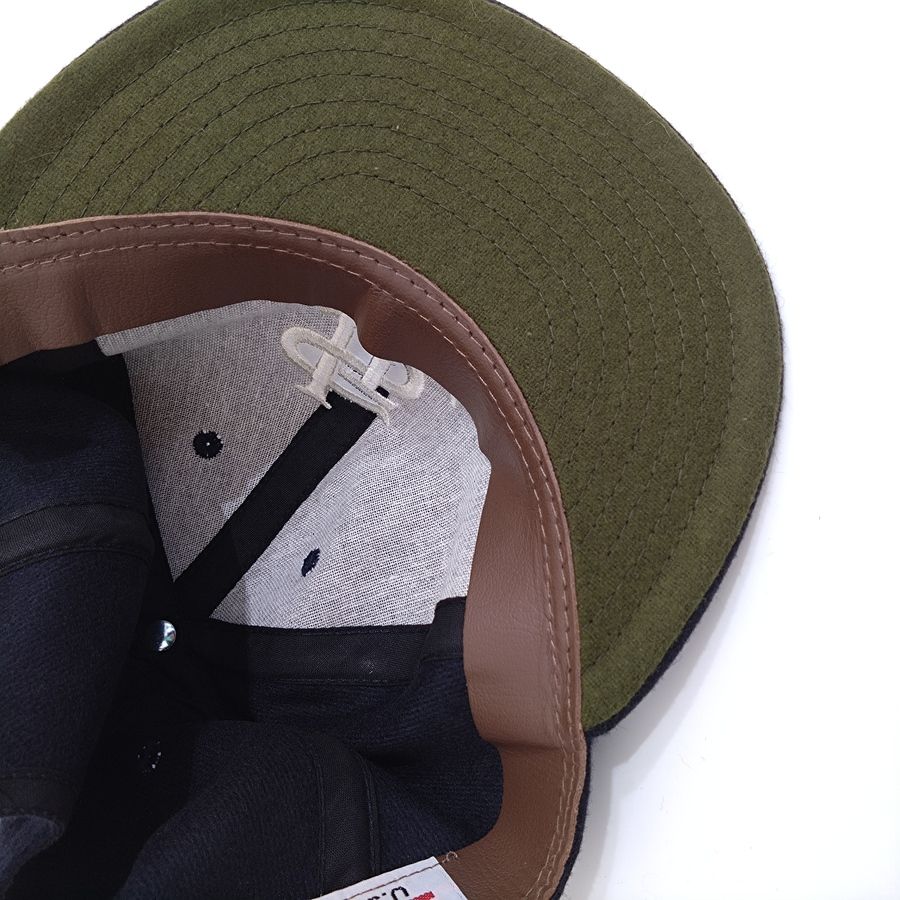 COOPERSTOWN BALL CAP / 1946 ST.LOUIS CARDINALS / NAVY / WOOL FLANNEL / LEATHER STRAP / MADE IN USA