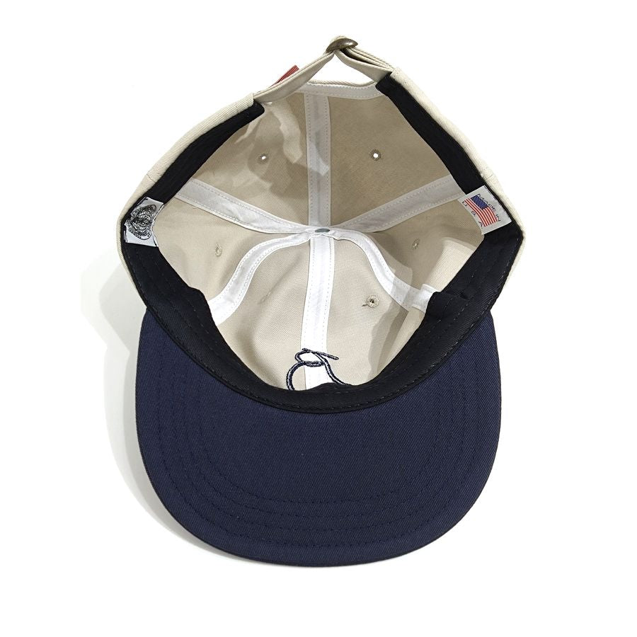 COOPERSTOWN BALL CAP / 1915 BROOKLYN TIP TOPS / STONE×NAVY / SPECIAL ORDER COLOR / MADE IN USA