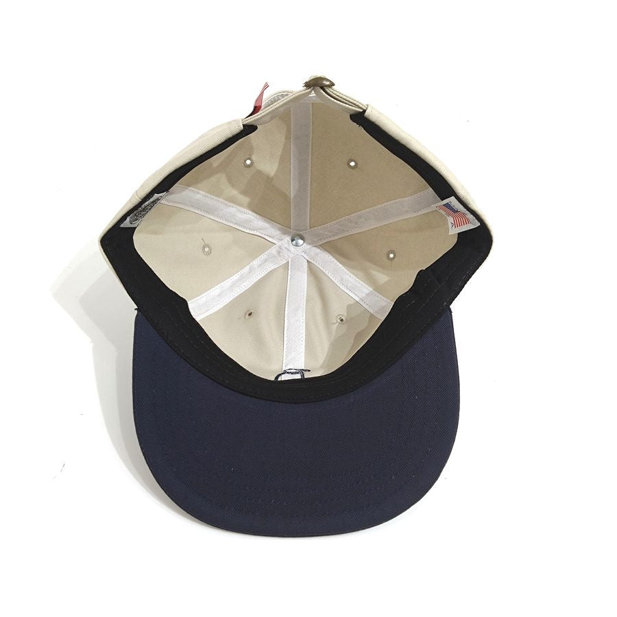 COOPERSTOWN BALL CAP / 1915 BROOKLYN TIP TOPS / STONE×NAVY / SMALL LOGO(30mm) / SPECIAL ORDER COLOR / MADE IN USA