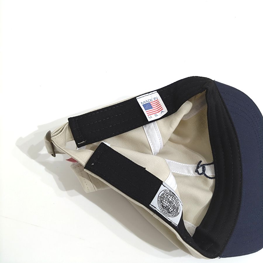 COOPERSTOWN BALL CAP / 1915 BROOKLYN TIP TOPS / STONE×NAVY / SMALL LOGO(30mm) / SPECIAL ORDER COLOR / MADE IN USA