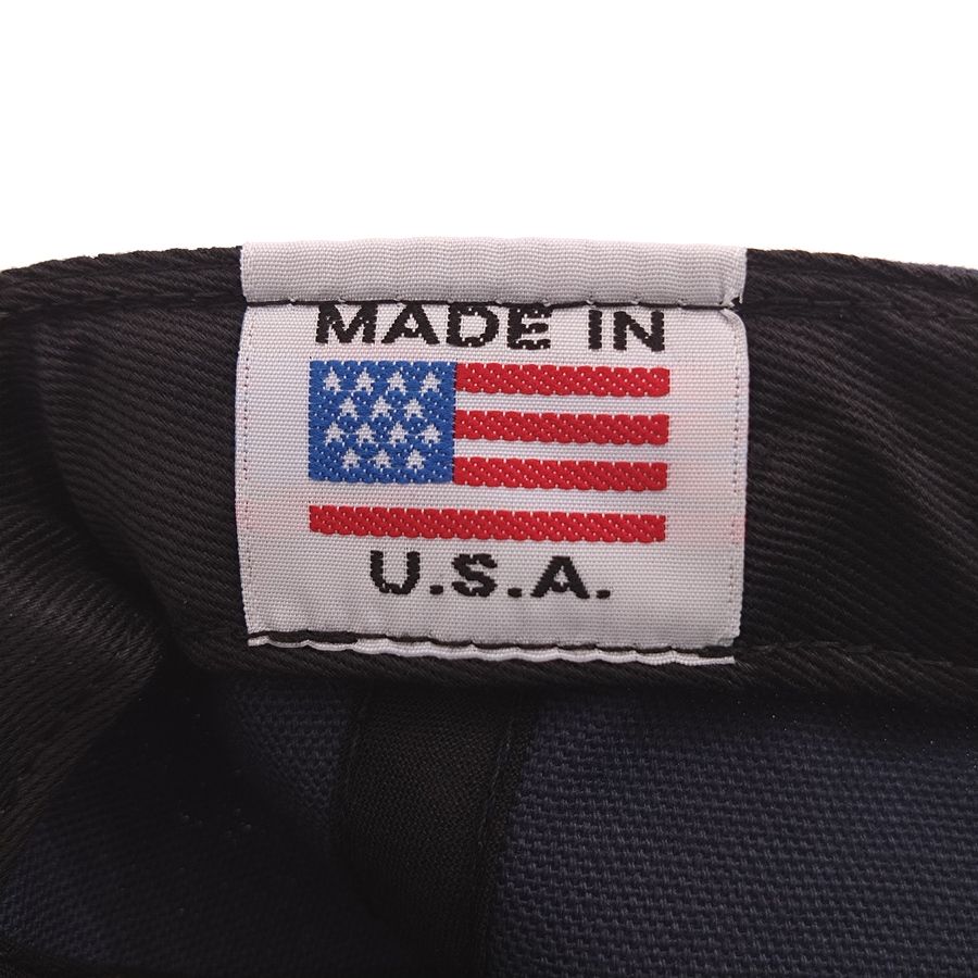 COOPERSTOWN BALL CAP / USA STAR&STRIPE / SOFT / SPECIAL ORDER / SNAP / NAVY / MADE IN USA