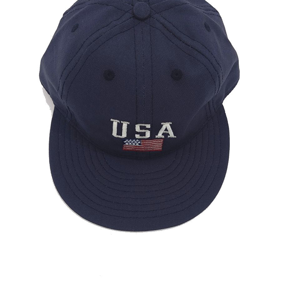 COOPERSTOWN BALL CAP / USA STAR&STRIPE / SOFT / SPECIAL ORDER / SNAP / NAVY / MADE IN USA