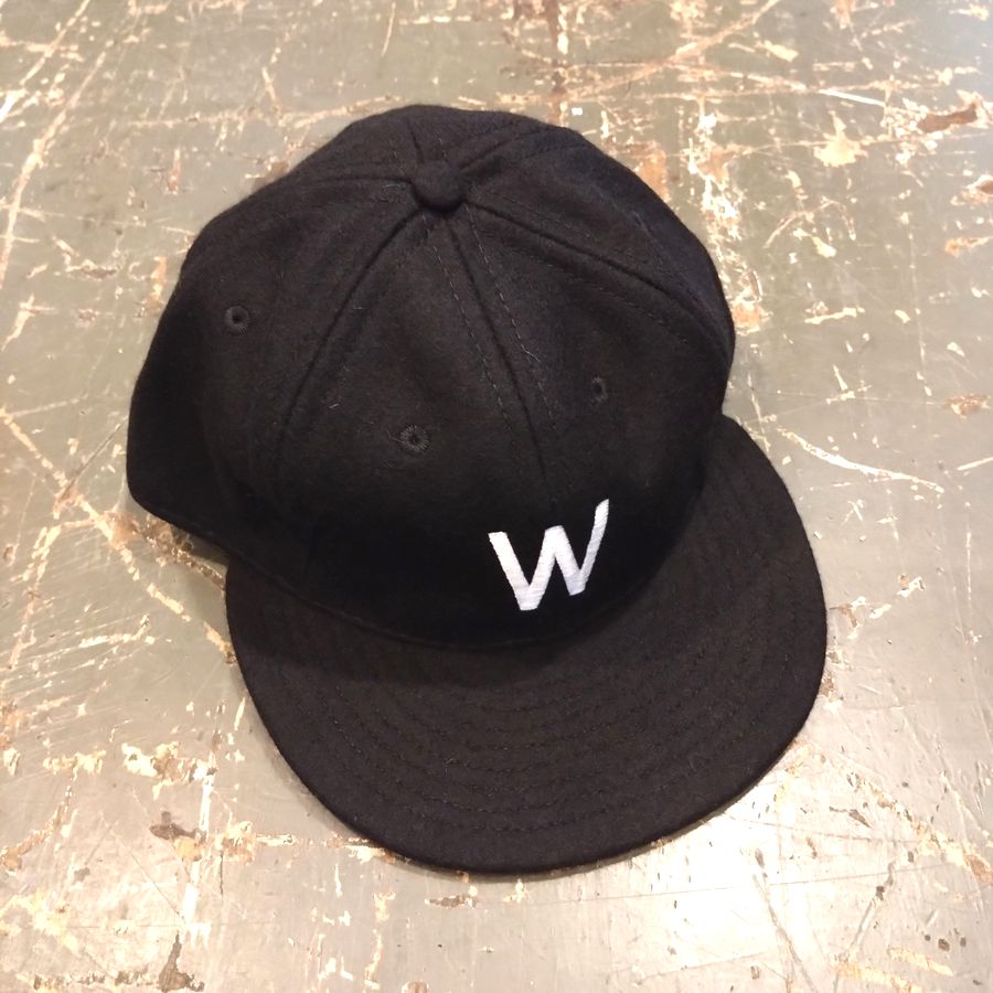 EBBETS FIELD FLANNELS / TEAM - 1926 WASHINGTON SENATORS / BLACK / WOOL FELT / MADE IN USA