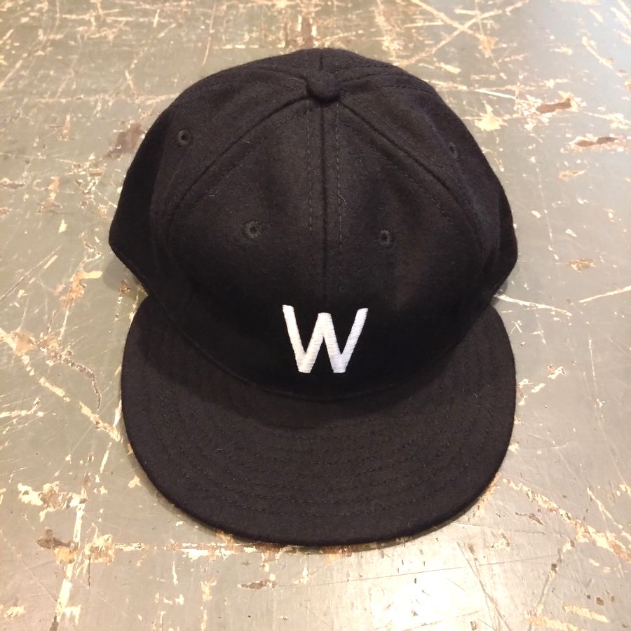 EBBETS FIELD FLANNELS / TEAM - 1926 WASHINGTON SENATORS / BLACK / WOOL FELT / MADE IN USA