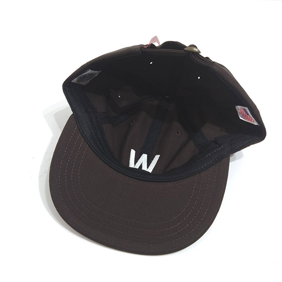 COOPERSTOWN BALL CAP / 1926 WASHINGTON SENATORS / DARK BROWN / SPECIAL ORDER COLOR / MADE IN USA