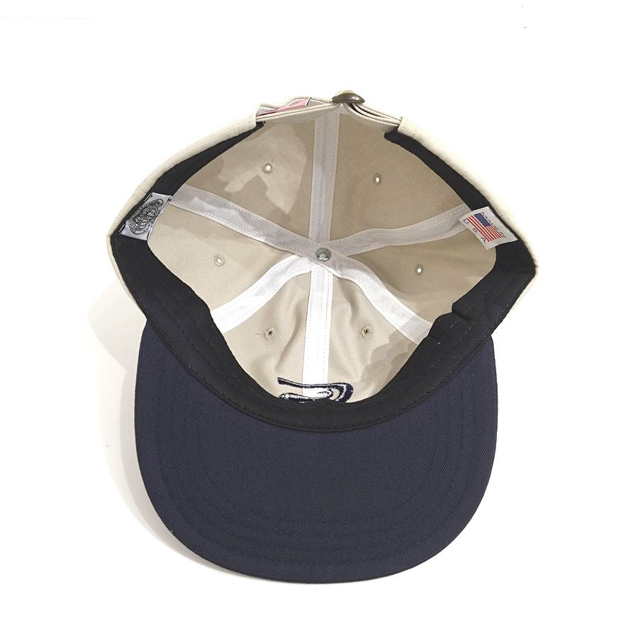 COOPERSTOWN BALL CAP / 1915 CHICAGO WHALES / STONE×NAVY / EXCLUSIVE / MADE IN USA