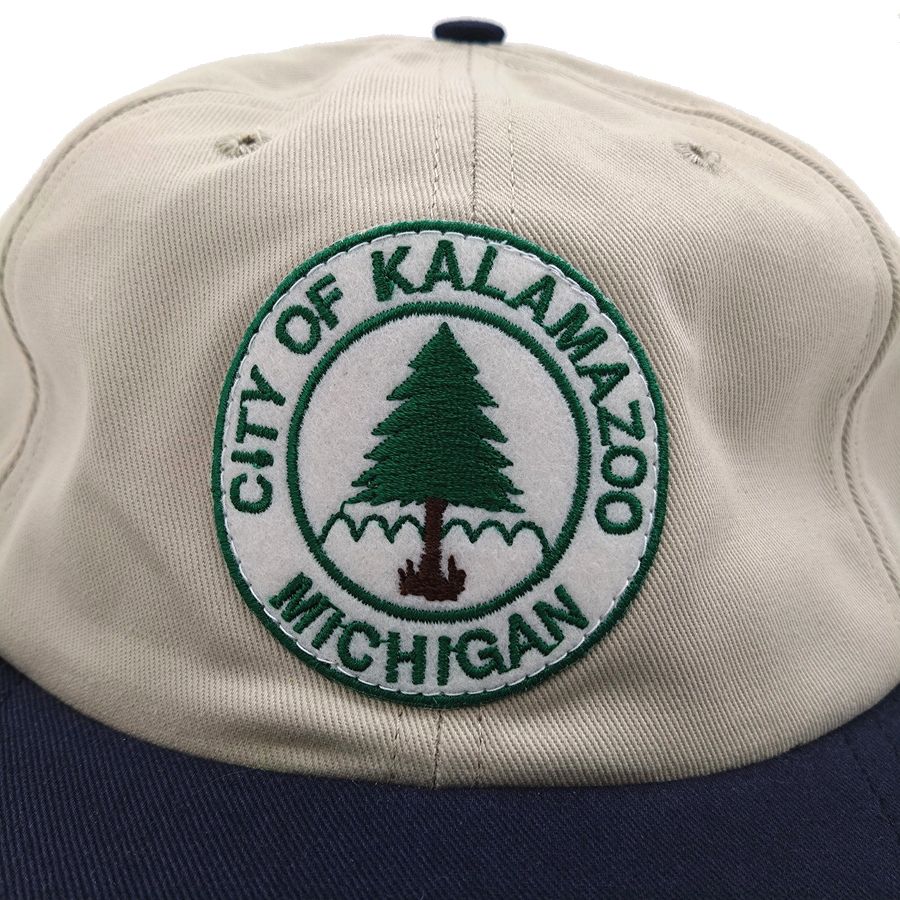 COOPERSTOWN BALL CAP / 1949 KALAMAZOO LASSIES / STONE×NAVY【SPECIAL ORDER COLOR】MADE IN USA