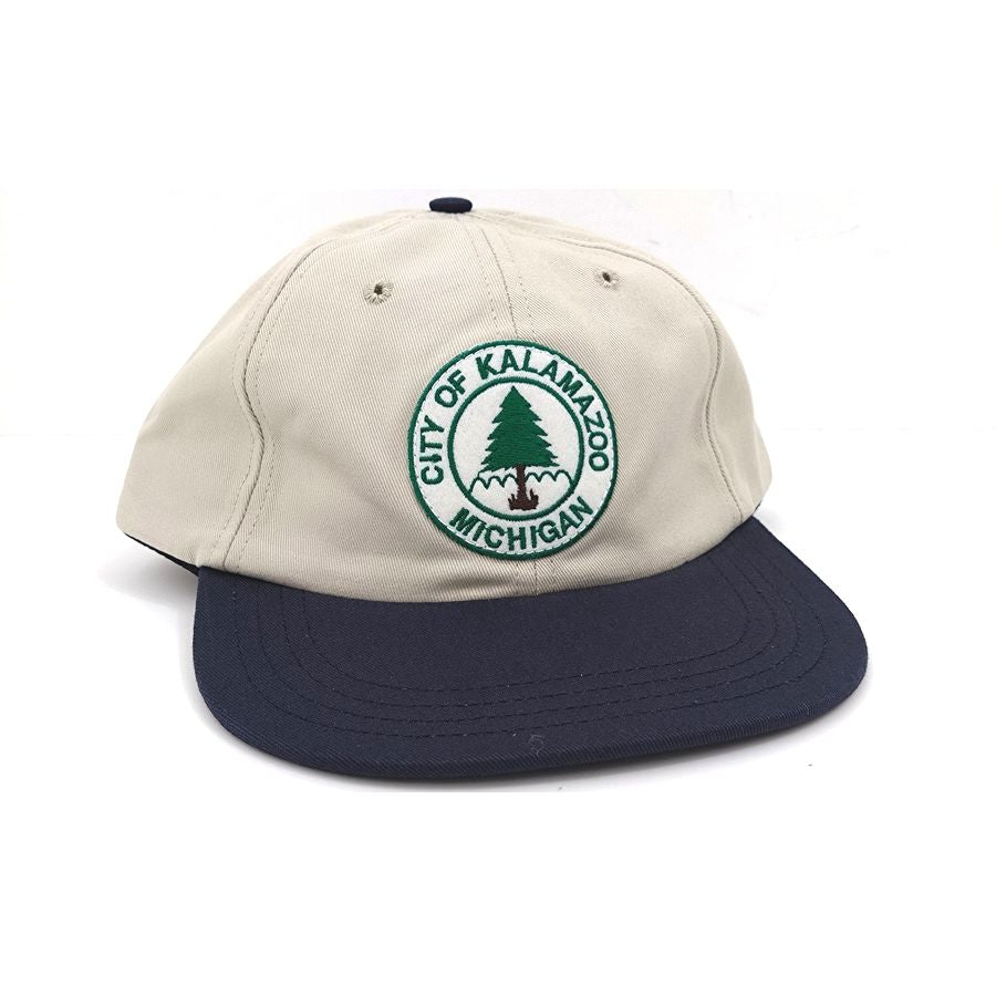 COOPERSTOWN BALL CAP / 1949 KALAMAZOO LASSIES / STONE×NAVY【SPECIAL ORDER COLOR】MADE IN USA