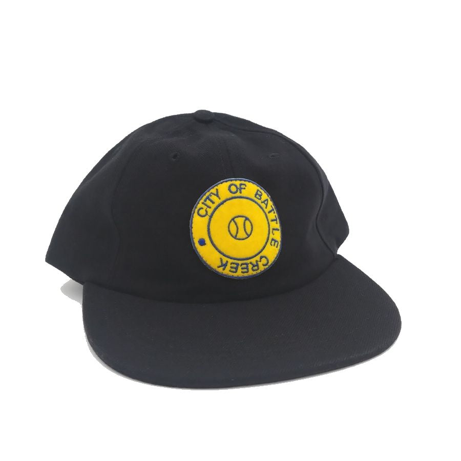 COOPERSTOWN BALL CAP / 1946 BATTLE CREEK BELLES / WOOLSAGE / 2COLOR / PATCH / SNAP / MADE IN USA