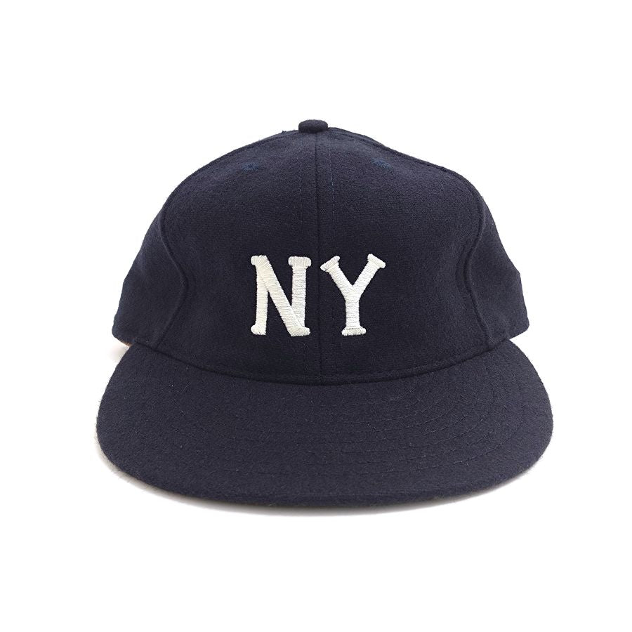 COOPERSTOWN BALL CAP / 1936 NEWYORK BLACK YANKEES / NAVY / WOOL FLANNEL / LEATHER STRAP / MADE IN USA