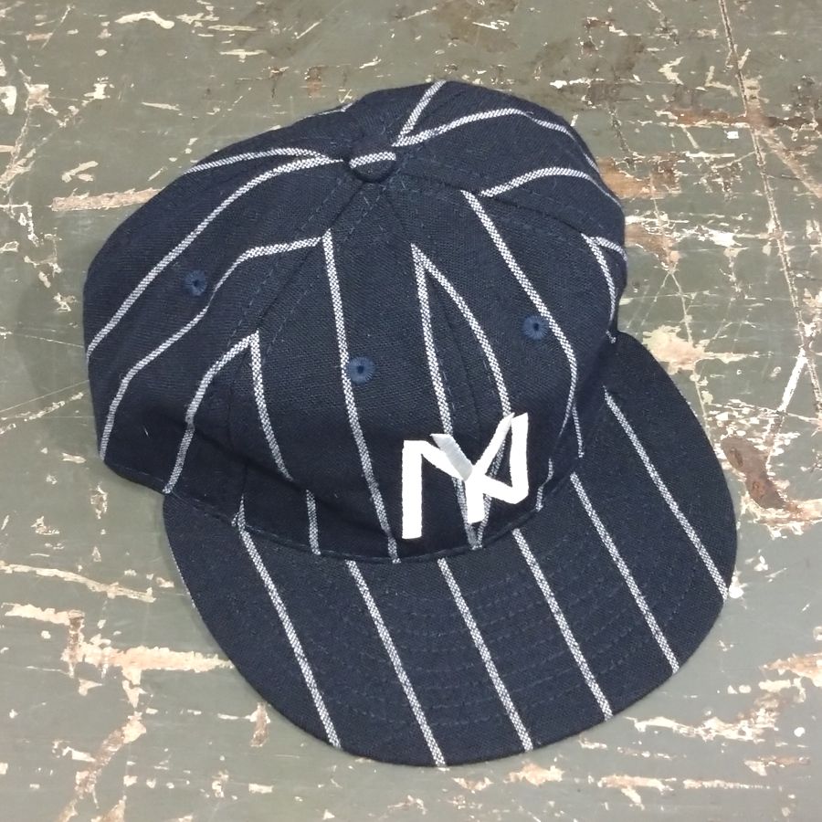 EBBETS FIELD FLANNELS / TEAM -1935 NEYYORK BLACK YANKEES / PINSTRIPE: Navy×Cream / Wool Flannels / MADE IN USA