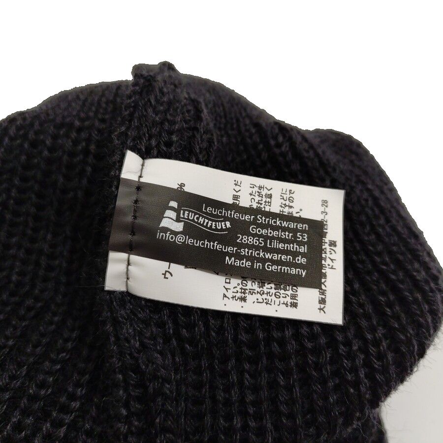 modAS / KNIT CAP / JUIST / BLACK / VIRGIN WOOL / MADE IN GERMANY