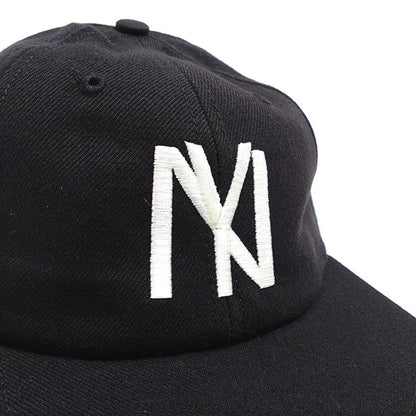 COOPERSTOWN BALL CAP / 1935 NEWYORK BLACK YANKEES / BLACK / WOOL SAGE / LEATHER STRAP / MADE IN USA