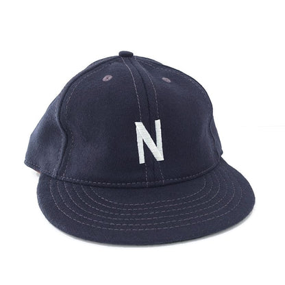 COOPERSTOWN BALL CAP / 1927 NEWARK BEARS / WOOL FLANNEL / NAVY / ELASTIC / MADE IN USA