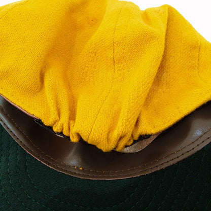 COOPERSTOWN BALL CAP / 1921 ARKANSAS TRAVELLERS / GOLD / WOOL FLANNEL / ELASTIC / MADE IN USA