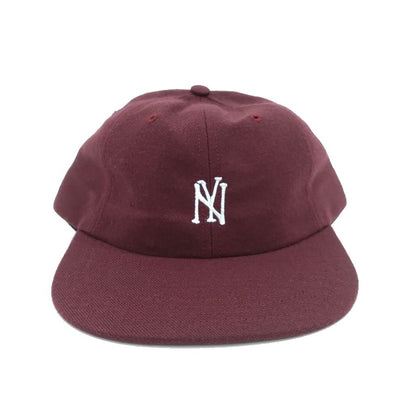 COOPERSTOWN BALL CAP / 1935 NEWYORK BLACK YANKEES / 30mm LOGO / WOOL SAGE / MAROON  / MADE IN USA