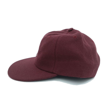 COOPERSTOWN BALL CAP / 1935 NEWYORK BLACK YANKEES / 30mm LOGO / WOOL SAGE / MAROON  / MADE IN USA