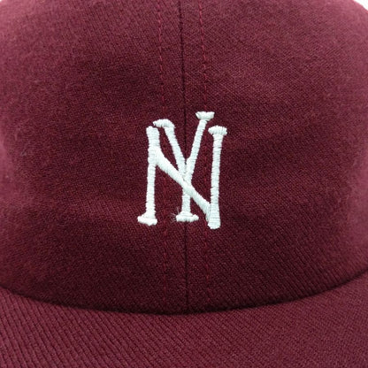 COOPERSTOWN BALL CAP / 1935 NEWYORK BLACK YANKEES / 30mm LOGO / WOOL SAGE / MAROON  / MADE IN USA