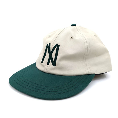 COOPERSTOWN BALL CAP / 1935 NEWYORK BLACK YANKEES / STONE × GREEN / SPECIAL ORDER COLOR / MADE IN USA