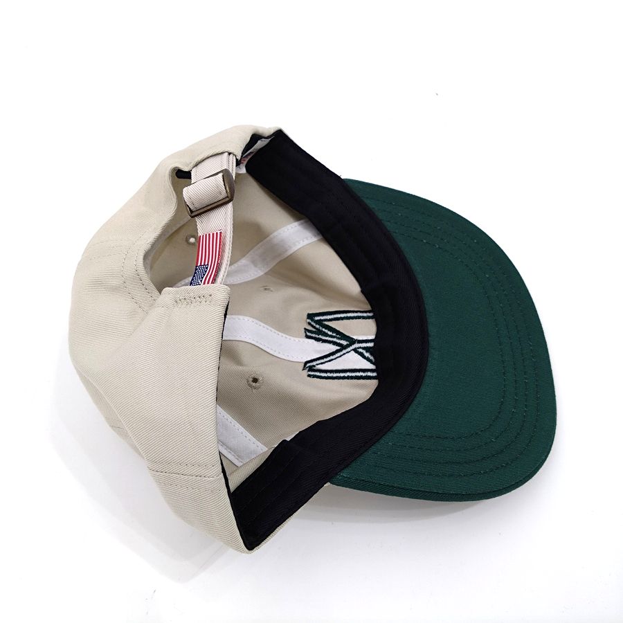 COOPERSTOWN BALL CAP / 1935 NEWYORK BLACK YANKEES / STONE × GREEN / SPECIAL ORDER COLOR / MADE IN USA