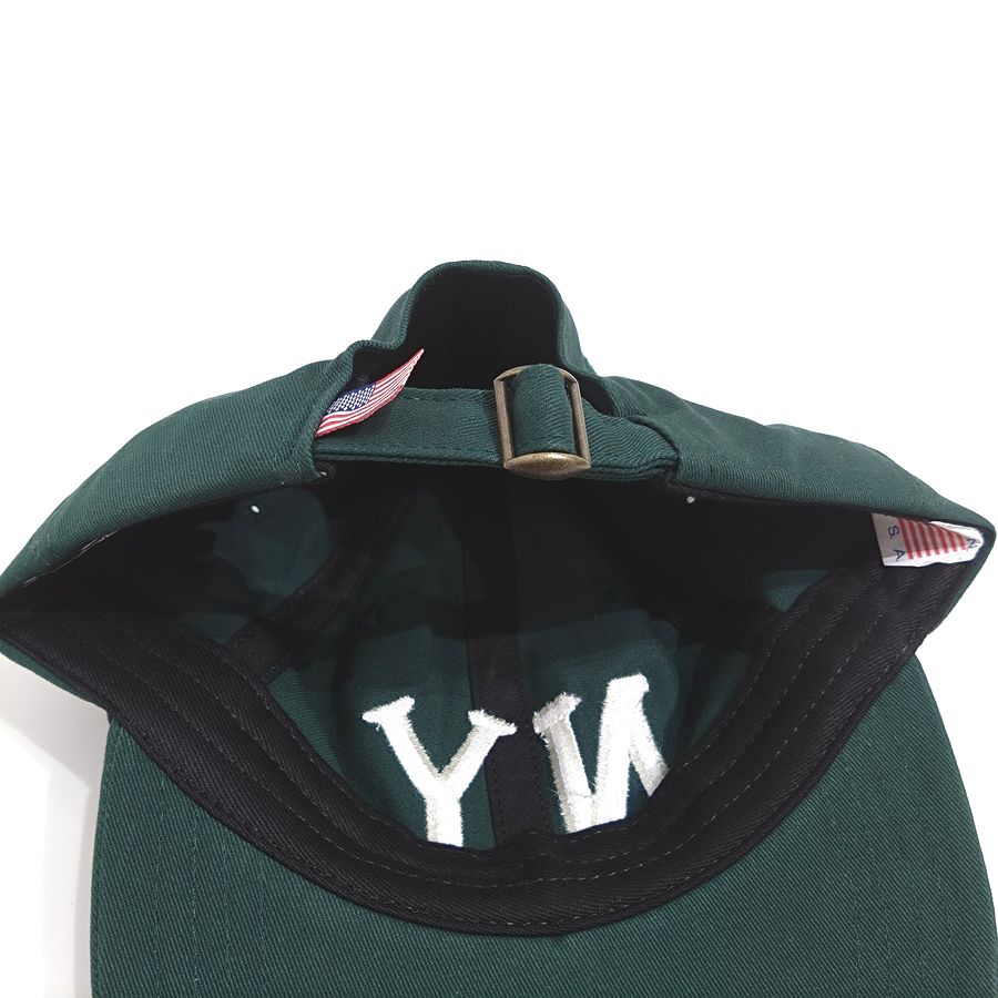 COOPERSTOWN BALL CAP / 1936 NEWYORK BLACK YANKEES / GREEN / 50mm LOGO / SPECIAL ORDER COLOR / MADE IN USA