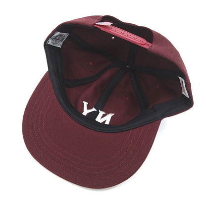 COOPERSTOWN BALL CAP / 1936 NEWYORK BLACK YANKEES / WOOLSAGE / SNAP / MAROON / MADE IN USA