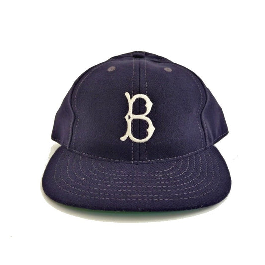 COOPERSTOWN BALL CAP / 1955 BROOKLYN DODGERS / NAVY / WOOL FLANNEL / FITTED / 2 SIZE / MADE IN USA