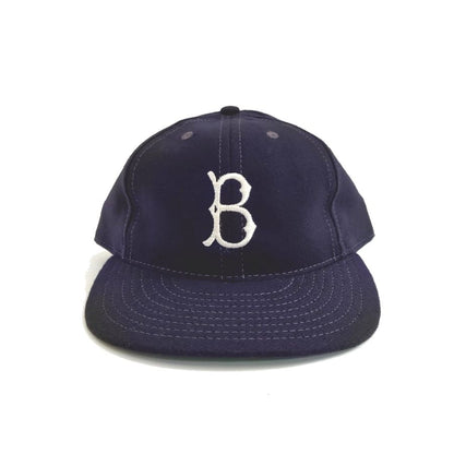 COOPERSTOWN BALL CAP / 1955 BROOKLYN DODGERS / NAVY / WOOL FLANNEL / FITTED / 2 SIZE / MADE IN USA