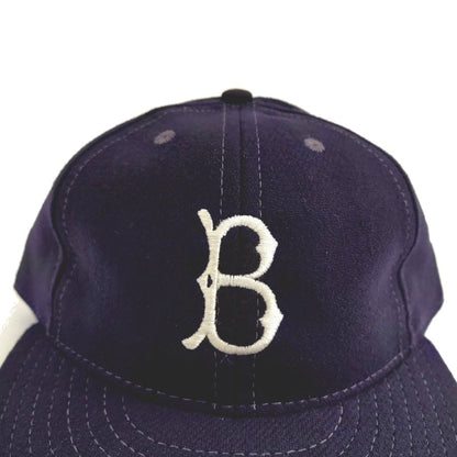 COOPERSTOWN BALL CAP / 1955 BROOKLYN DODGERS / NAVY / WOOL FLANNEL / FITTED / 2 SIZE / MADE IN USA