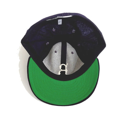 COOPERSTOWN BALL CAP / 1955 BROOKLYN DODGERS / NAVY / WOOL FLANNEL / FITTED / 2 SIZE / MADE IN USA