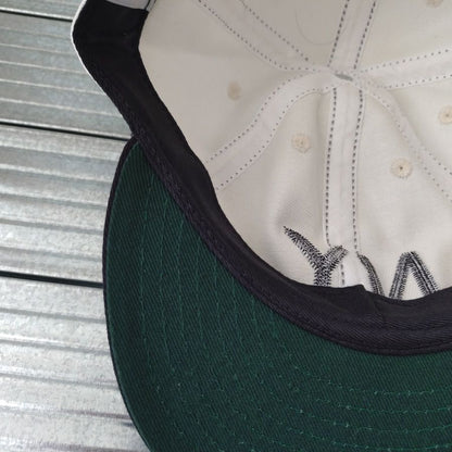 COOPERSTOWN BALL CAP / N.Y.(NEWYORK) / 2-TONE BASEBALL CAP / STITCH / WHITE×BLACK / ORGINAL S / SNAP / EXCLUSIVE / MADE IN USA